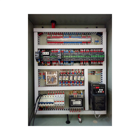 Хидравлична серво автоматична CNC прес спирачка 6+1 оси с Delem DA66T контролер за огъване на електрически шкафове