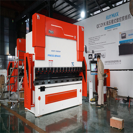 WC67K 125T/3200 4 осова хидравлична CNC пресова спирачка за машина за огъване на метална стомана