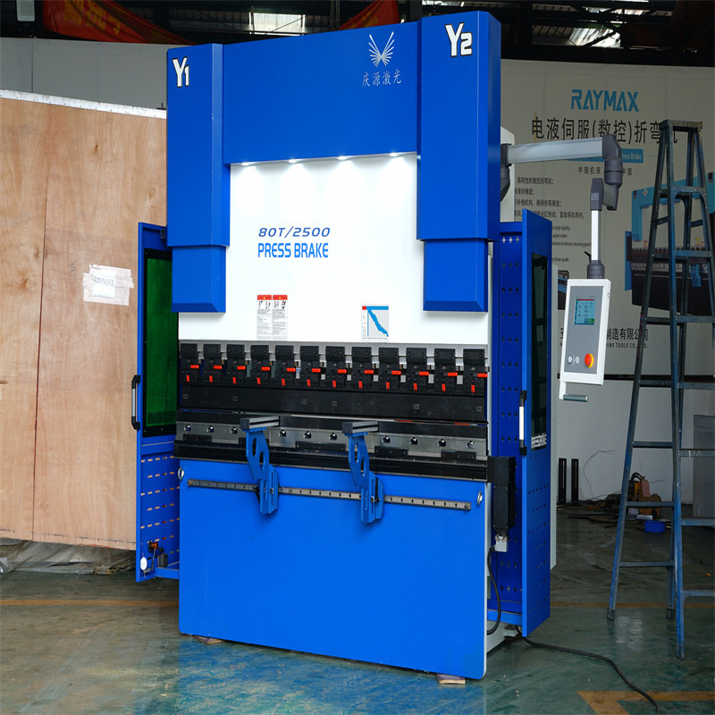 Cnc ръчна машина за огъване на листове 80 тона хидравлична пресова спирачна машина за огъване на метал