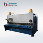 E21 8*2500 хидравлична Cnc гилотина машина за рязане на стоманени плочи за рязане на ламарина