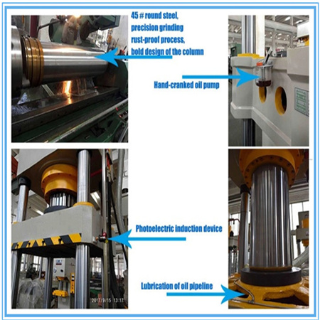 2017 OEM части за щамповане на ламарина Използвани хидравлични тръби за щанцоване на роторна машина за рязане 5 тона за алуминиев профил