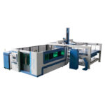Автоматична машина за лазерно рязане на метални влакна с водно охлаждане 1500w