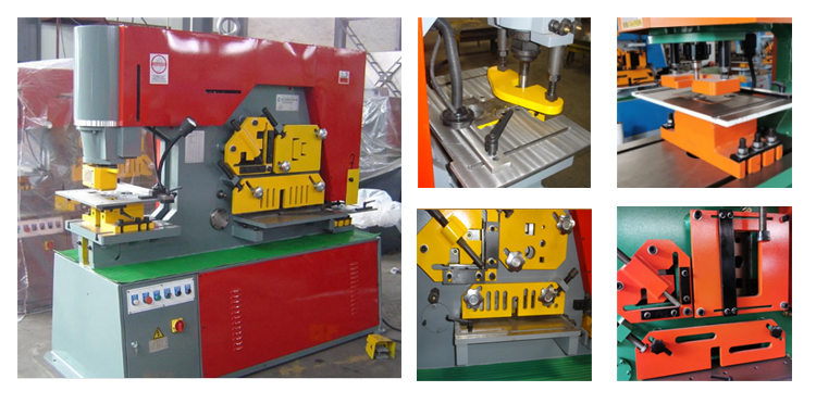Q35y Hydraulic Ironworker Combined Drilling Machine Punching And Shearing Machine Q35y Хидравлична Ironworker Комбинирана машина за пробиване и срязване